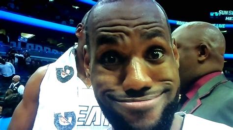 lebron james weird photo